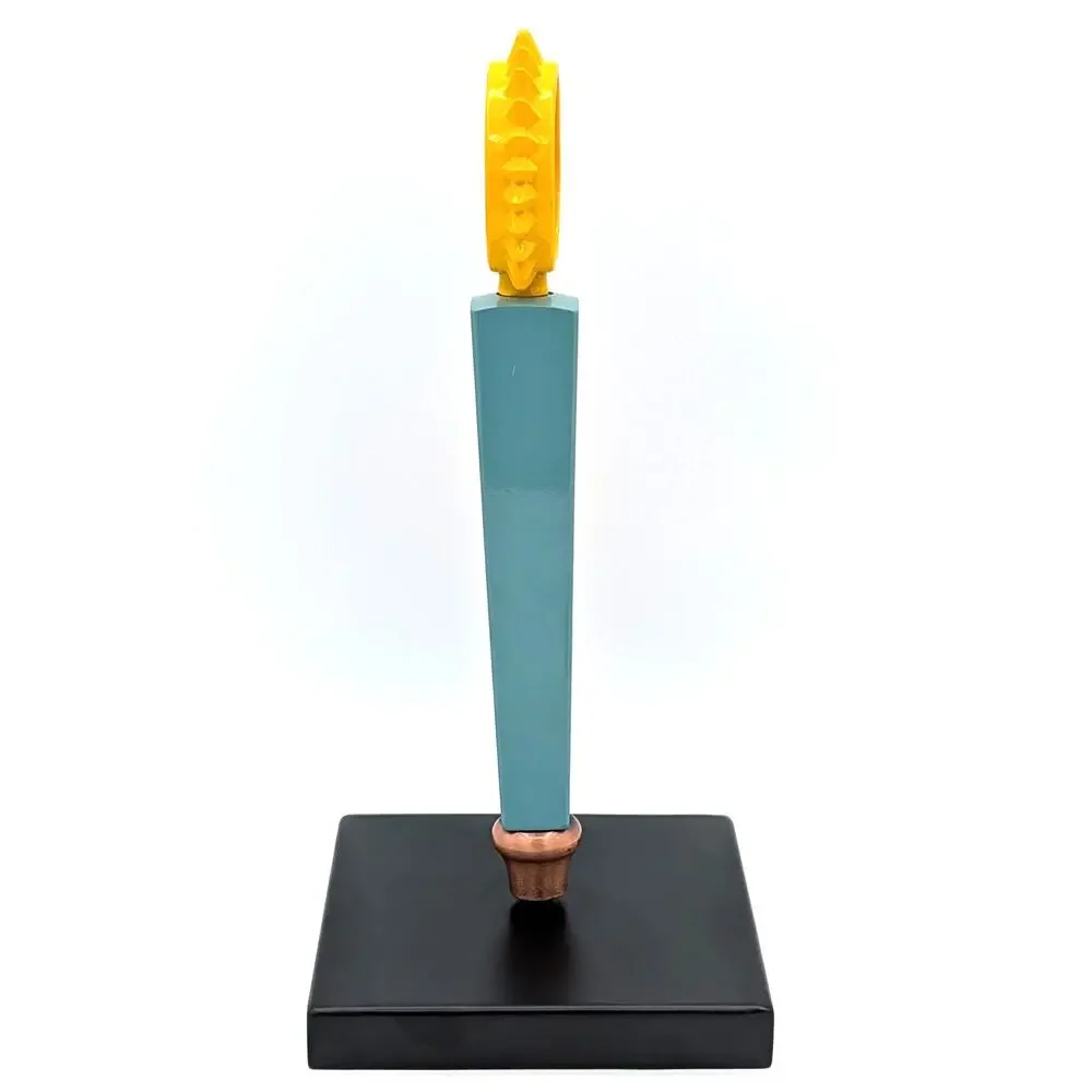 Shiner Ruby Redbird Beer Tap Handle Spoetzl Brewery TX Retro Turquoise Yellow